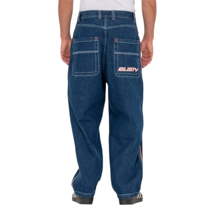 RUSTY FLIP DADDY 2.0 JEAN DEEP SEA BLUE ORANGE - Image 2