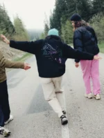 PICTURE W NYSS EMBRO ZIP FLEECE BLACK - Image 4