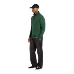 DICKIES OAKPORT QUARTER ZIP HOODIE PINE NEEDLE GREEN - Image 5