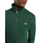 DICKIES OAKPORT QUARTER ZIP HOODIE PINE NEEDLE GREEN - Image 4