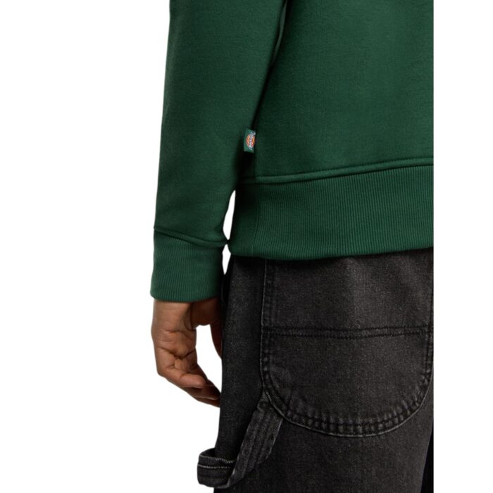DICKIES OAKPORT QUARTER ZIP HOODIE PINE NEEDLE GREEN - Image 3