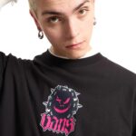 VANS HAPPY SPIKE T-SHIRT BLACK - Image 6