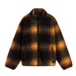 VANS HEIGHTS SHERPA FULL ZIP FLEECE BLACK HERRITAGE