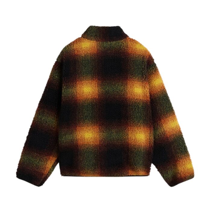 VANS HEIGHTS SHERPA FULL ZIP FLEECE BLACK HERRITAGE - Image 2