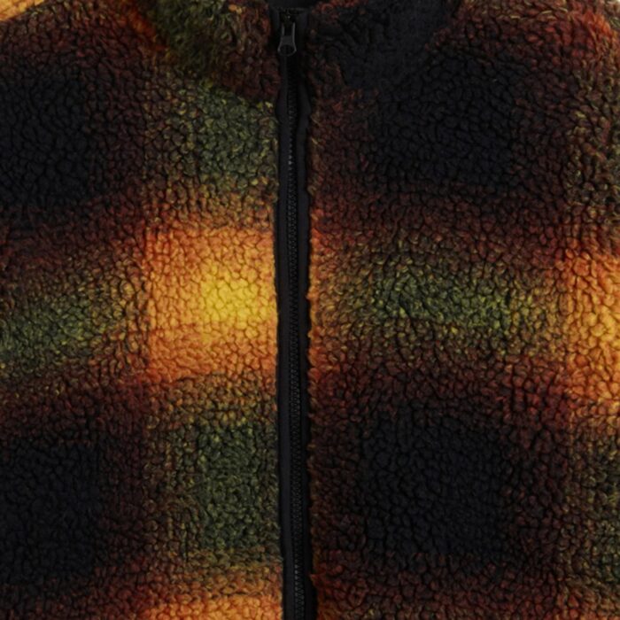 VANS HEIGHTS SHERPA FULL ZIP FLEECE BLACK HERRITAGE - Image 7