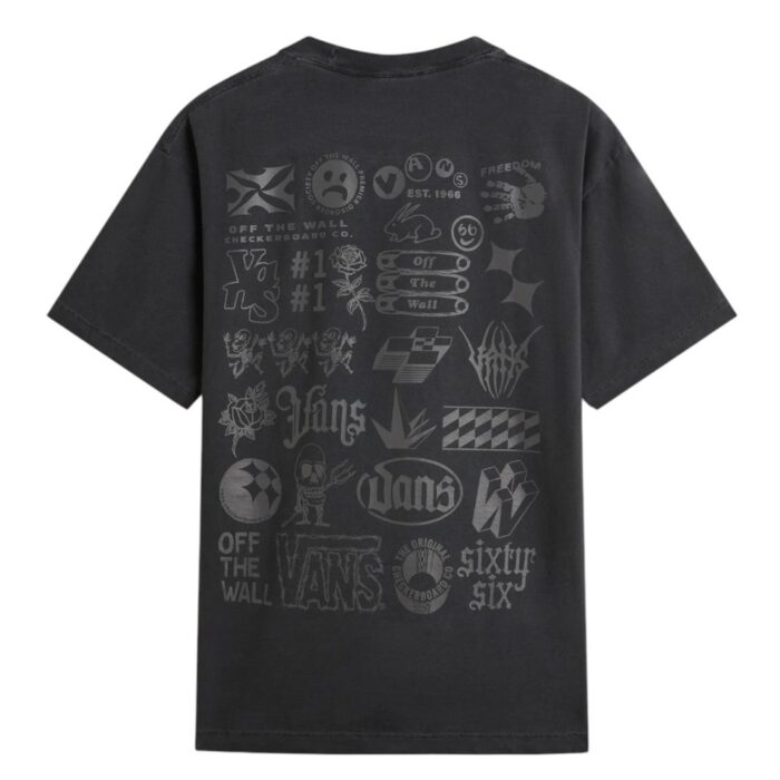 VANS MIXED LOT T-SHIRT BLACK - Image 2