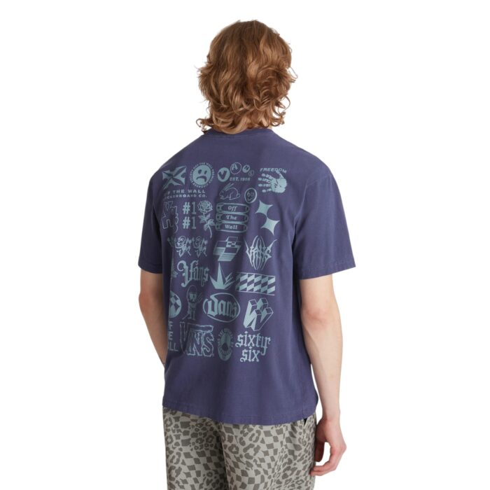VANS MIXED LOT T-SHIRT DEEP TWILL DEEP TWILLIGHT - Image 4