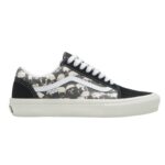 VANS SKATE OLD SKOOL SHOES SKULL PILE BLACK WHITE GUM