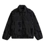 VANS STILLER SHERPA FULL ZIP FLEECE ASPHALT BLACK