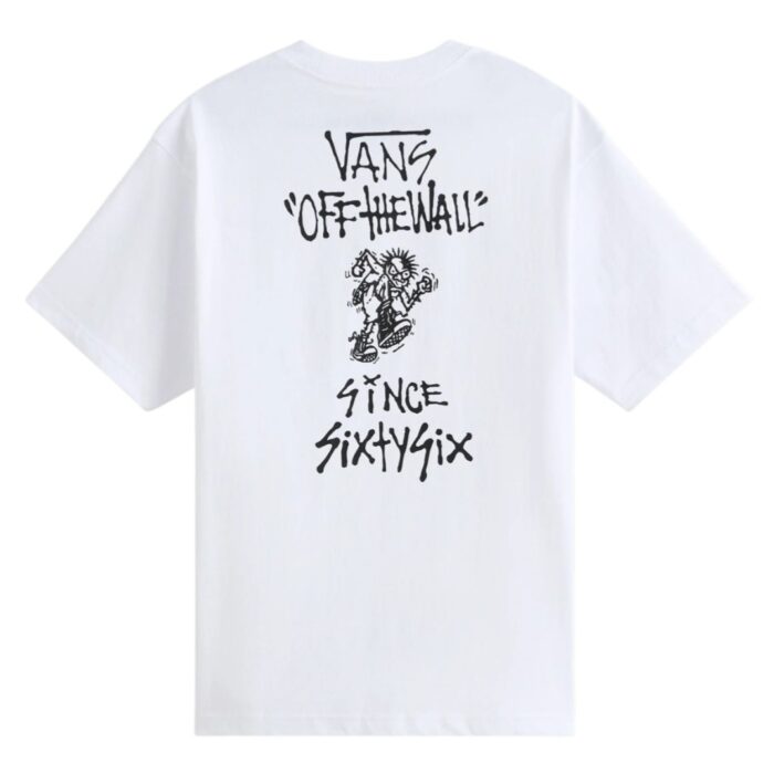 VANS STOMPER LOOSE FIT T-SHIRT WHITE - Image 2