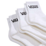VANS CLASSIC HALF CREW 3PK SOCKS WHITE - Image 2