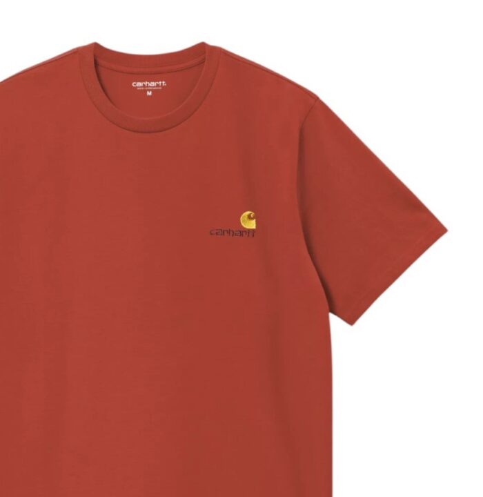 CARHARTT WIP AMERICAN SCRIPT T-SHIRT OXIDE RED - Image 3