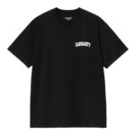 CARHARTT WIP UNIVERSITY SCRIPT T-SHIRT BLACK WHITE
