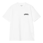 CARHARTT WIP UNIVERSITY SCRIPT T-SHIRT WHITE BLACK