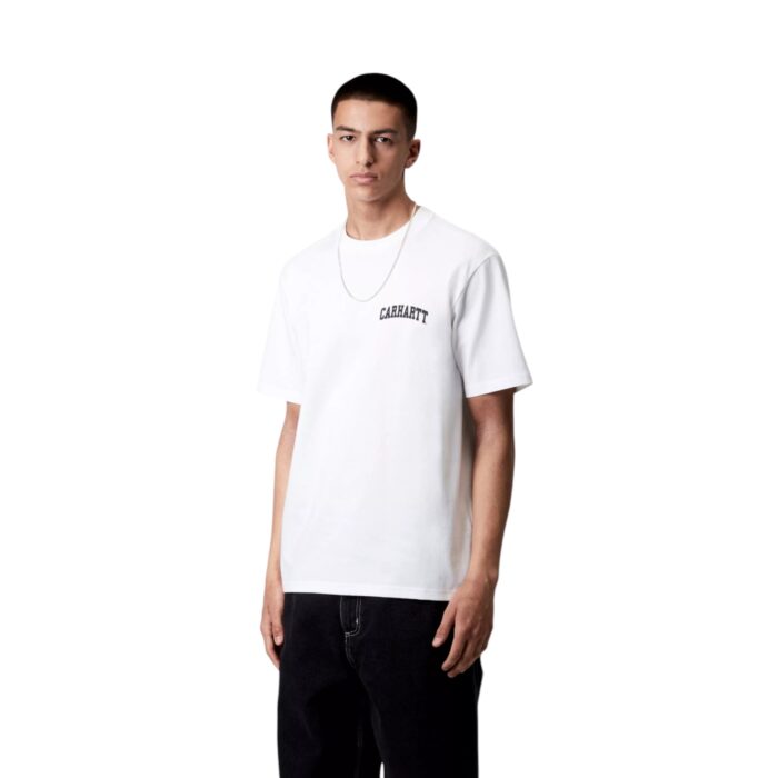 CARHARTT WIP UNIVERSITY SCRIPT T-SHIRT WHITE BLACK - Image 3