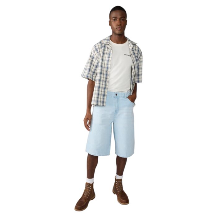 DICKIES 958 13 INCHES LOOSE JEAN SHORT FOG BLUE - Image 4