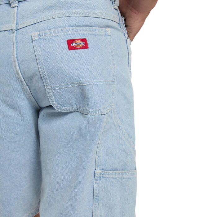 DICKIES 993 11 INCH DENIM CARPENTER SHORT VINTAGE BLUE - Image 4