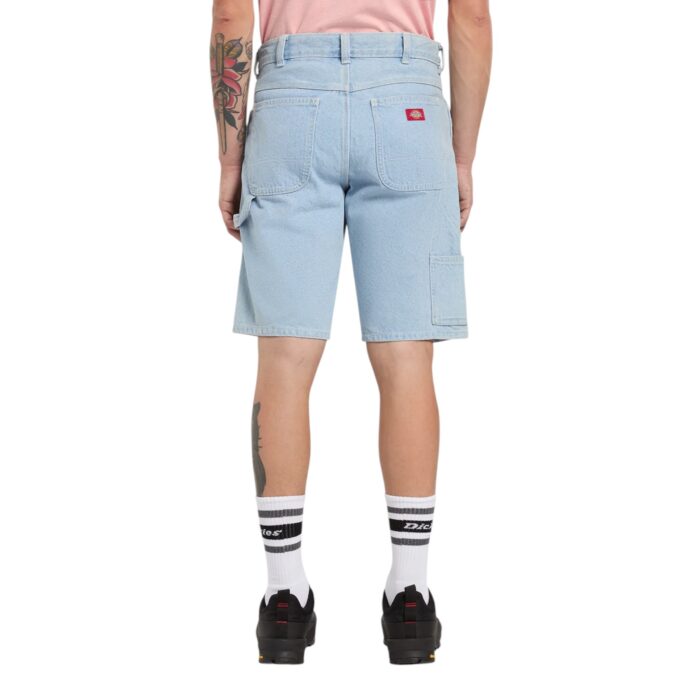 DICKIES 993 11 INCH DENIM CARPENTER SHORT VINTAGE BLUE - Image 2