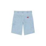 DICKIES 993 11 INCH DENIM CARPENTER SHORT VINTAGE BLUE - Image 9