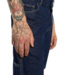 DICKIES 993 11 INCH DENIM CARPENTER SHORT DARK INDIGO - Image 4
