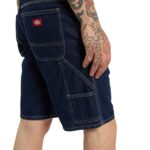 DICKIES 993 11 INCH DENIM CARPENTER SHORT DARK INDIGO - Image 5