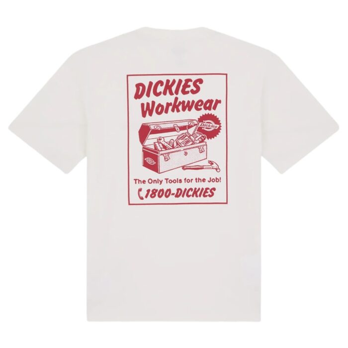 DICKIES DRY RIDGE T-SHIRT EGRET - Image 2