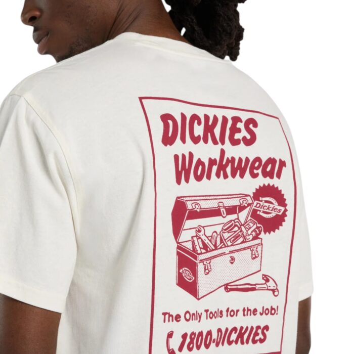 DICKIES DRY RIDGE T-SHIRT EGRET - Image 6