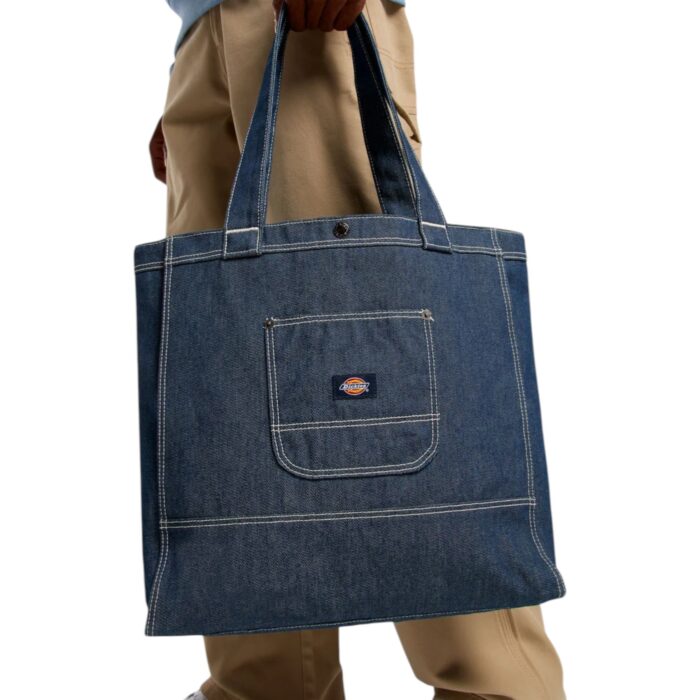 DICKIES TOTE BAG RINSED DENIM - Image 3