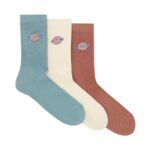 DICKIES VALLEY GROVE 3 PACK SOCKS STORMY SEA