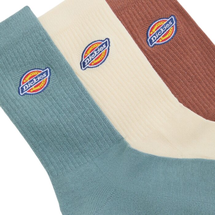 DICKIES VALLEY GROVE 3 PACK SOCKS STORMY SEA - Image 2