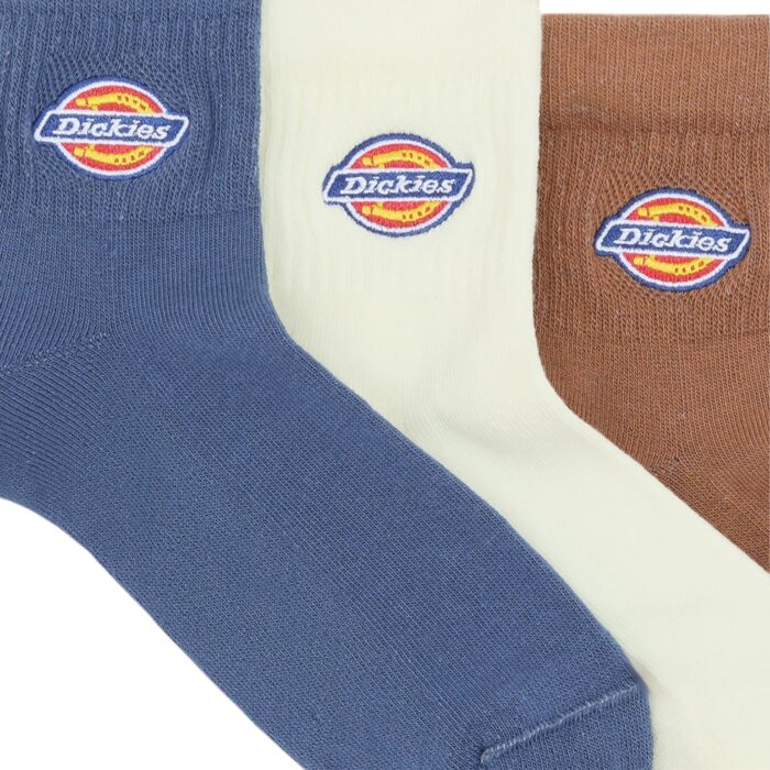 DICKIES VALLEY MID 3 PACK SOCKS RETRO INDIGO - Image 3