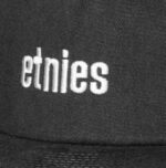 ETNIES ICON EMBROIDERY SNAPBACK HAT BLACK - Image 3