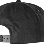ETNIES ICON EMBROIDERY SNAPBACK HAT BLACK - Image 2