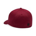 FOX BADGE FLEXFIT HAT CABERNET - Image 2