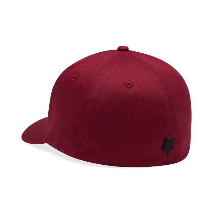 FOX BADGE FLEXFIT HAT CABERNET - Image 2