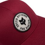 FOX BADGE FLEXFIT HAT CABERNET - Image 3