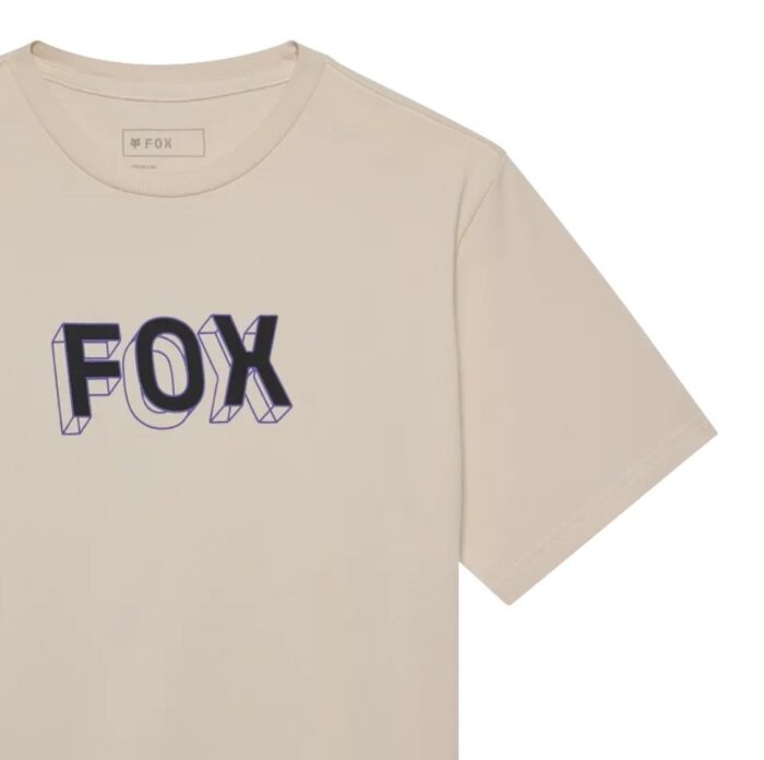FOX IMAGE PRINT 195 ORIGINAL T-SHIRT CHALK WHITE - Image 3