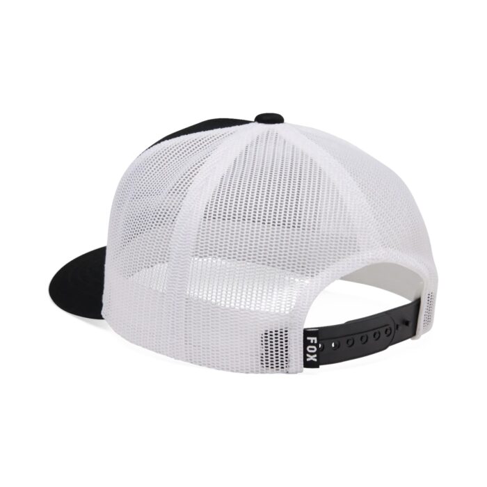 FOX YOUTH CHECKER MESH TRUCKER HAT BLACK - Image 2