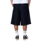 RUSTY CASHFLOW PLEATED SHORT RAW DAWG BLUE - Image 2