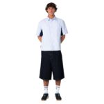 RUSTY CASHFLOW PLEATED SHORT RAW DAWG BLUE - Image 4