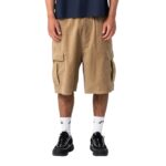 RUSTY COBRA CORD ELASTIC CARGO SHORT KHAKI