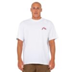 RUSTY COMPETITION T-SHIRT WHITE RED