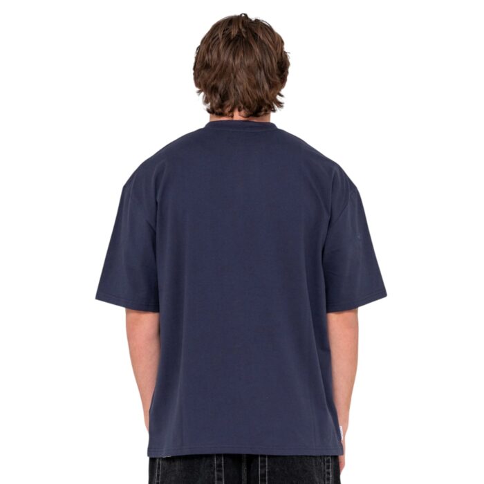 RUSTY DOUBLE OR NOTHIN T-SHIRT NAVY BLUE 2 - Image 2