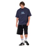 RUSTY DOUBLE OR NOTHIN T-SHIRT NAVY BLUE 2 - Image 5