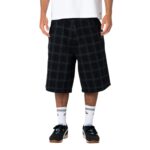 RUSTY GRIDDY WIDE BAGGY SHORT BLACK OUT