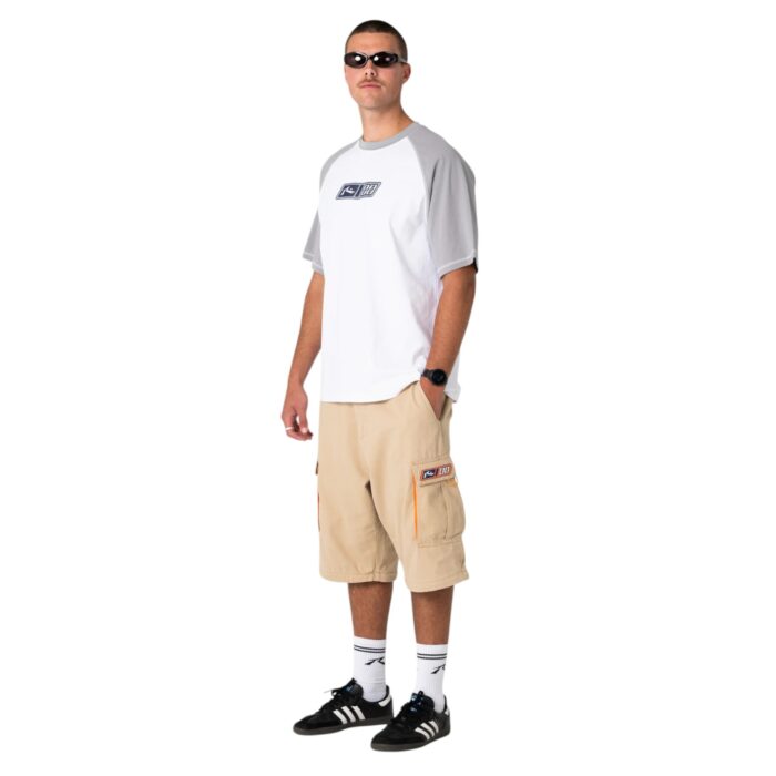 RUSTY MEGATRON 00 BAGGY ZIP OFF CARGO PANT ABBEY STONE - Image 6