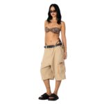 RUSTY MEGATRON 00 BAGGY ZIP OFF CARGO PANT ABBEY STONE - Image 7