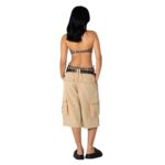 RUSTY MEGATRON 00 BAGGY ZIP OFF CARGO PANT ABBEY STONE - Image 8