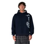 RUSTY PRIMAL CONFUSION HOODIE NAVY BLUE