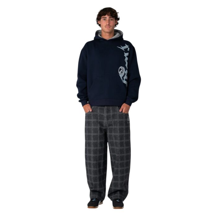 RUSTY PRIMAL CONFUSION HOODIE NAVY BLUE - Image 3